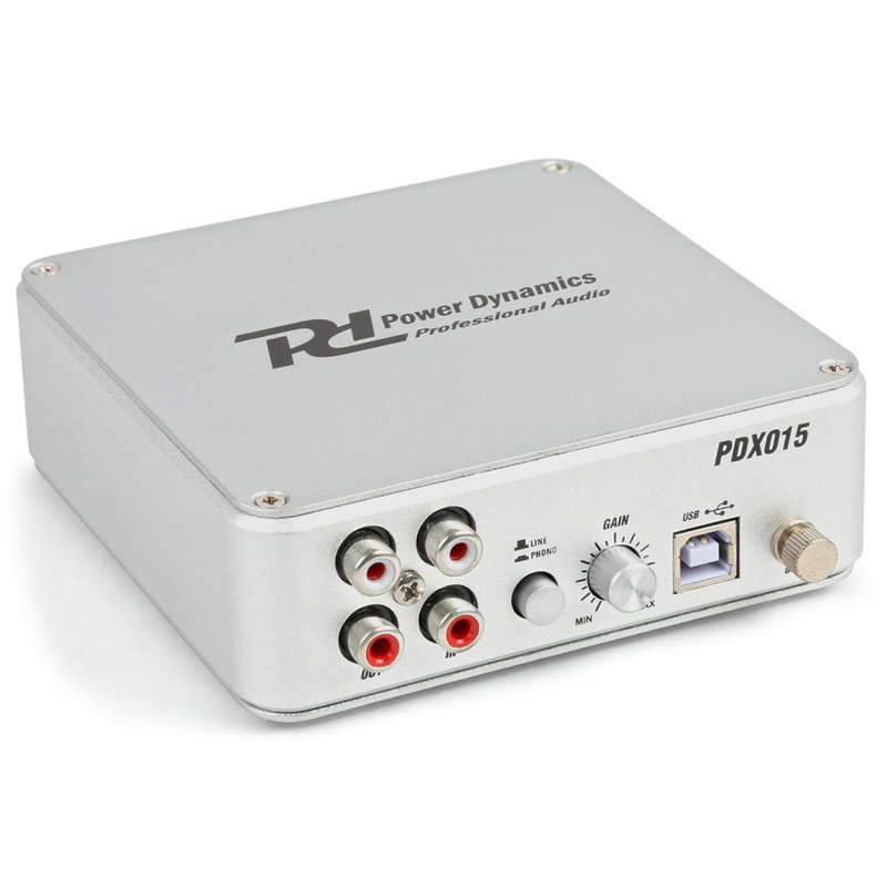 Power Dynamics - PDX015 USB PHONO PRE-AMPLIFIER