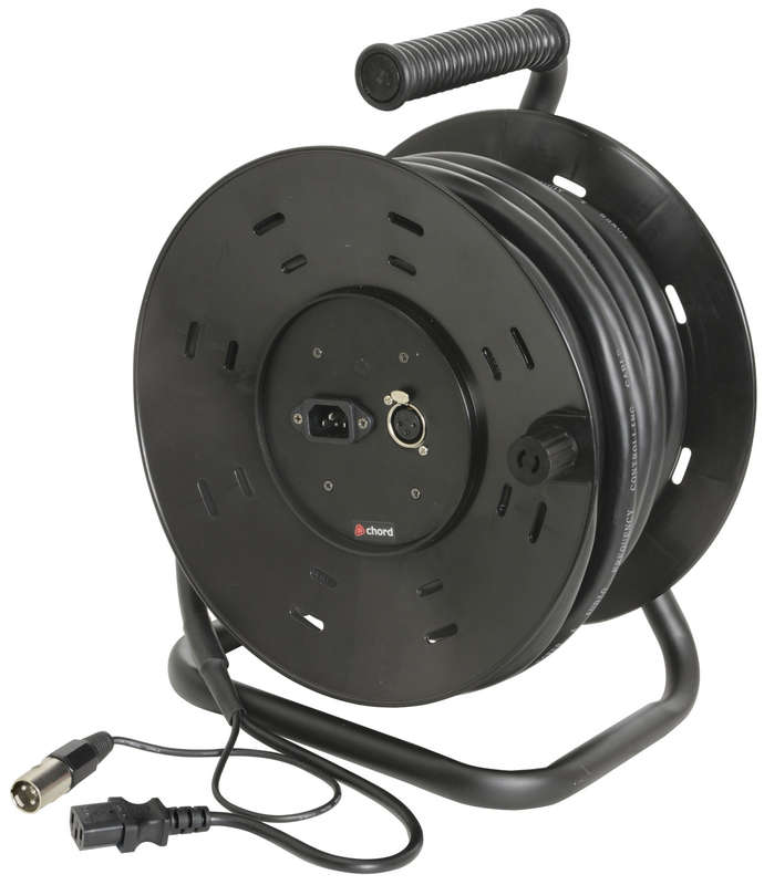 CHORD - 10M XLR/IEC MULTICORE REEL