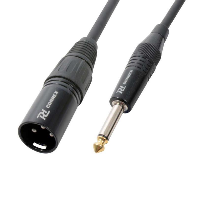 PDC CX38-3 SIGNAL LEAD XLR MALE  - 6.3MM MONO MALE 3M