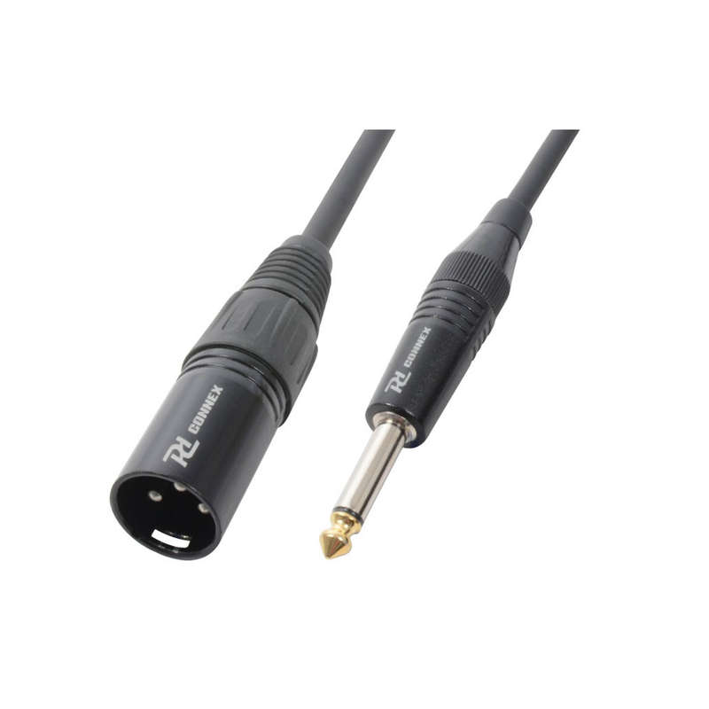 PDC CX38-1 SIGNAL LEAD XLR MALE  - 6.3MM MONO MALE 1.5M