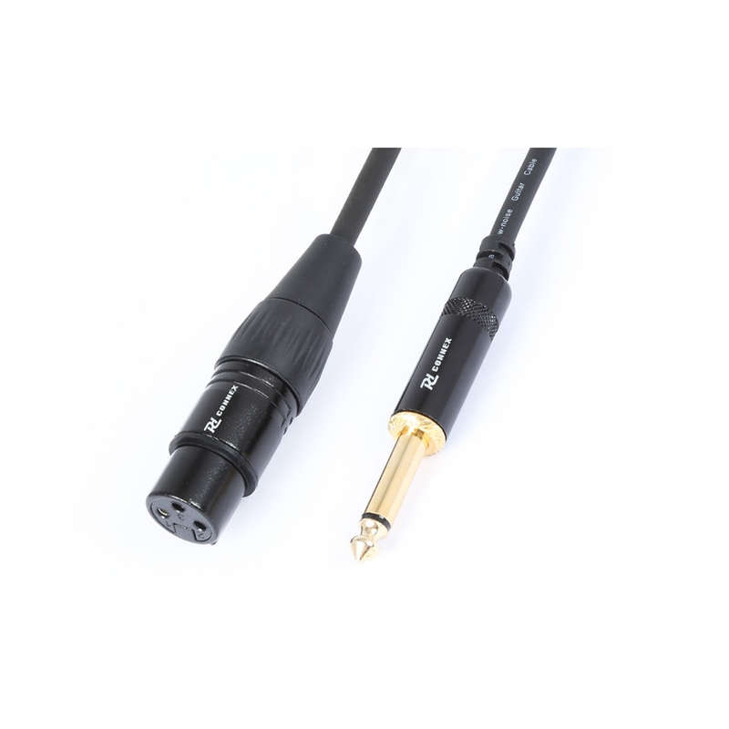 PDC CX135 SIGNAL LEAD XLR FEMALE  - 6.3MM MONO MALE 0.15M