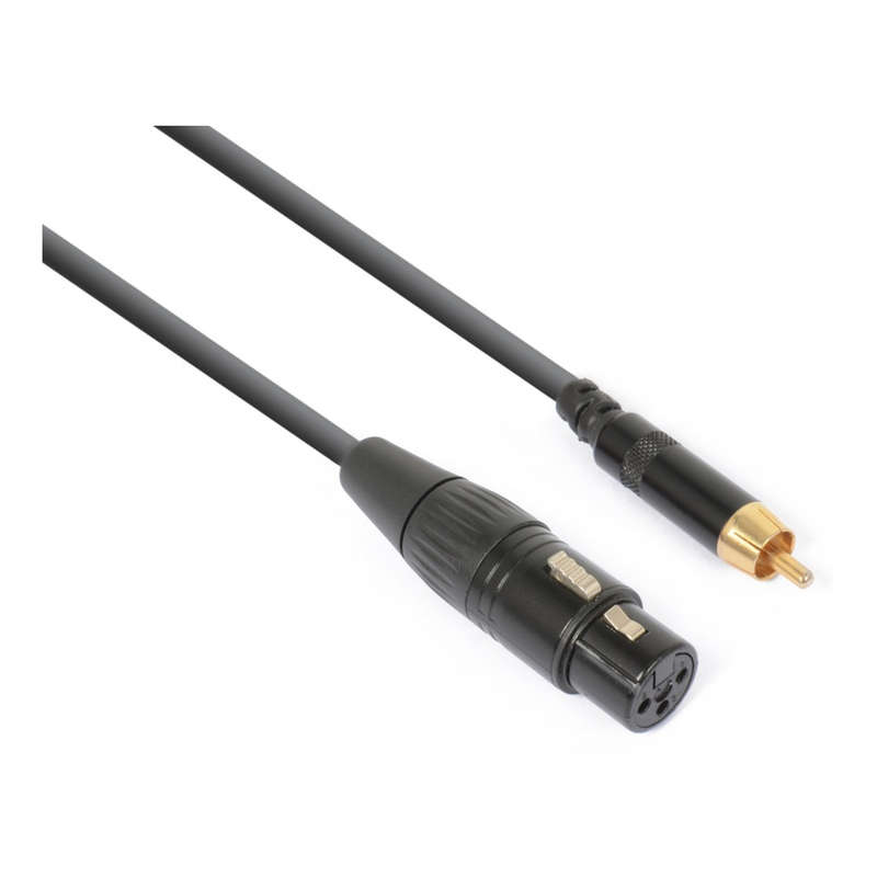 PDC CX136 SIGNAL LEAD XLR FEMALE  - RCA MALE 0.15M