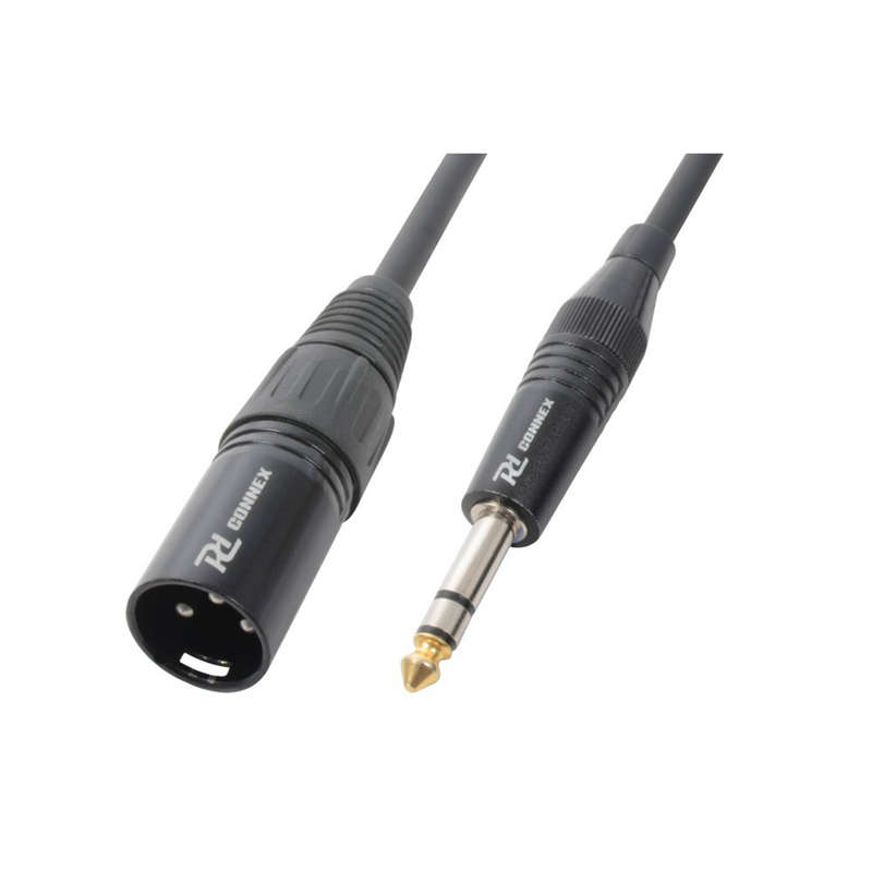 PDC CX44-1 SIGNAL LEAD XLR MALE  - 6.3MM STEREO MALE 1.5M