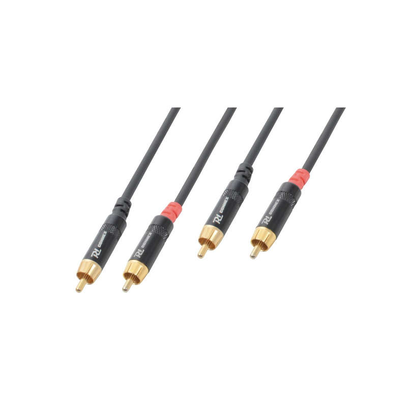 PDC CX94-3 SIGNAL LEAD 2X RCA MALE  - 2X RCA MALE 3M