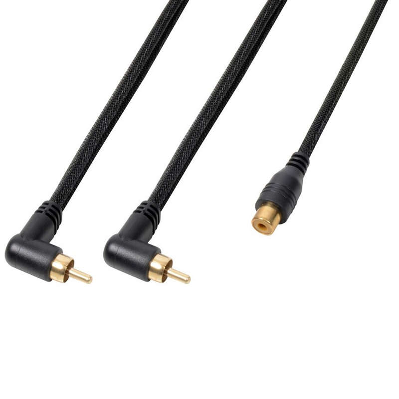 PDC CX143 SIGNAL LEAD RCA MALE  - 2X RCA FEMALE 0.3M
