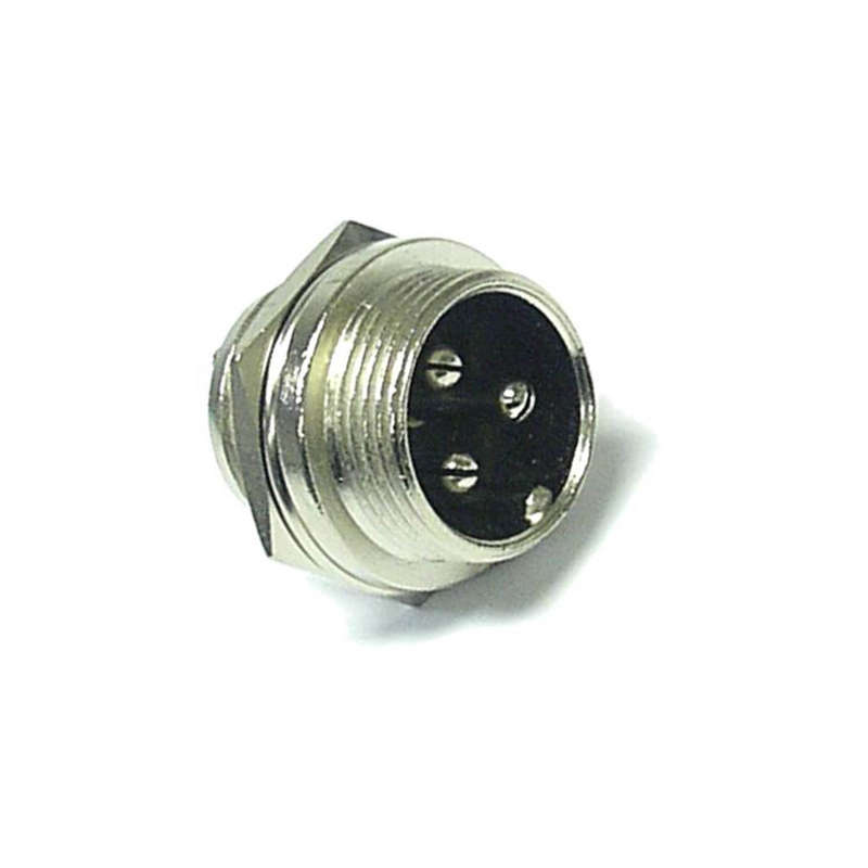 TVA CONNECTOR MULTIPIN MALE CHASSIS MOUNT 3Pin