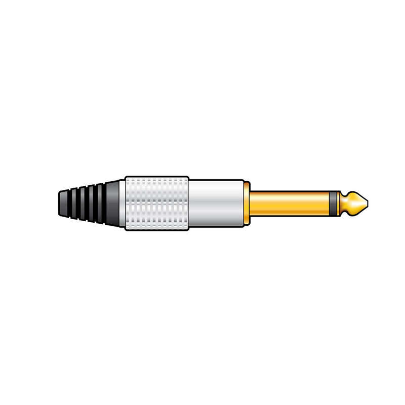 TVA CONNECTOR 6.3mm MONO MALE