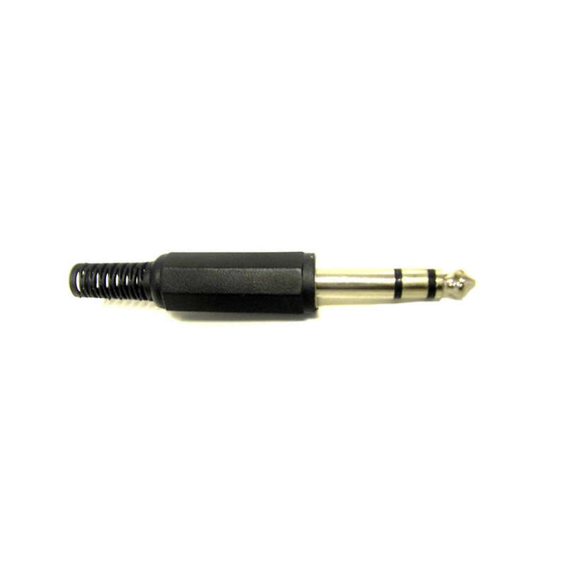 TVA CONNECTOR 6.3mm STEREO MALE METAL