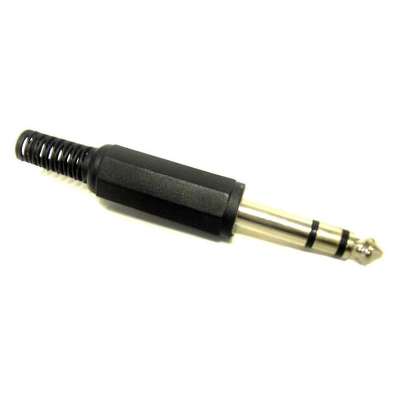TVA CONNECTOR 6.3mm STEREO MALE METAL