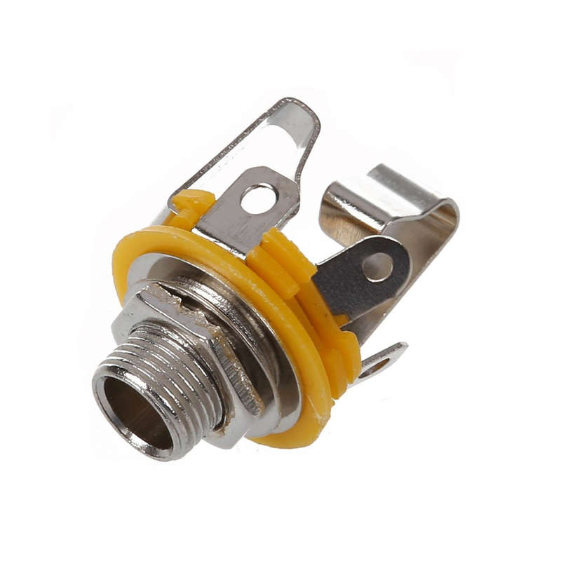 TVA CONNECTOR 6.3mm STEREO FEMALE CHASSIS MOUNT WITH SWITCH