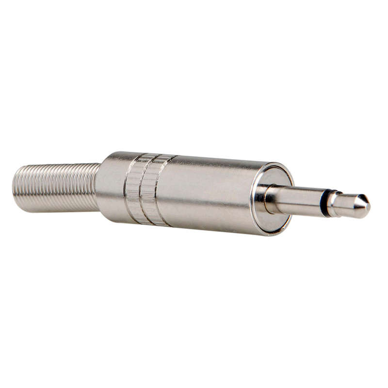 TVA CONNECTOR 3.5mm MONO MALE INLINE METAL