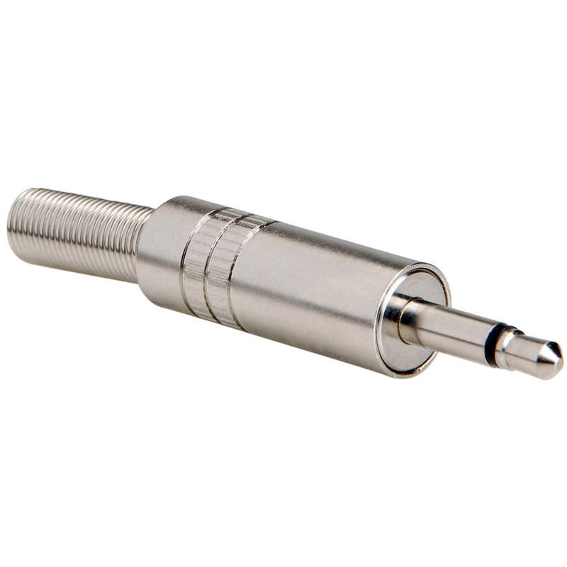 TVA CONNECTOR 3.5mm MONO MALE INLINE METAL