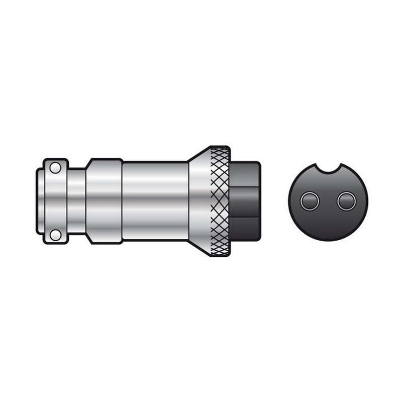 TVA CONNECTOR MULTIPIN FEMALE INLINE 2Pin