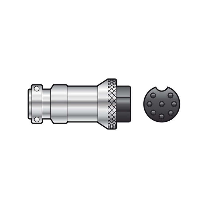 TVA CONNECTOR MULTIPIN FEMALE INLINE 8Pin