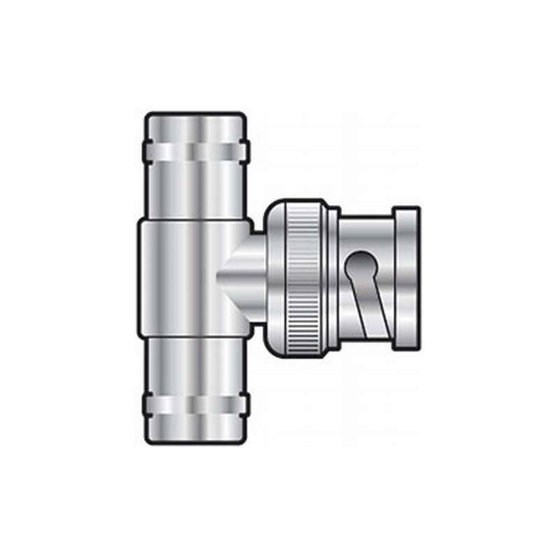 TVA ADAPTOR BNC MALE TO 2x BNC FEMALE