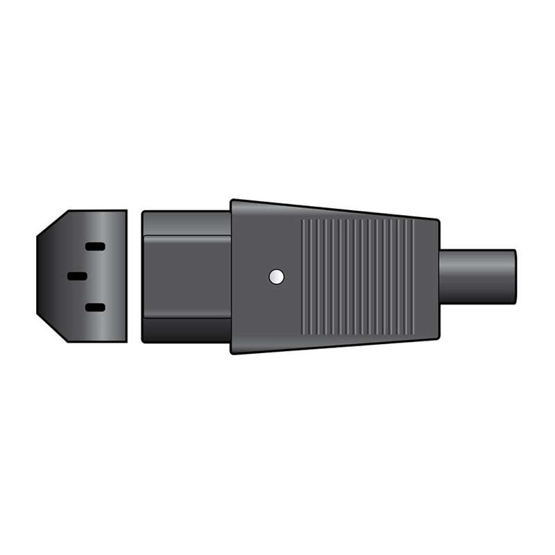 TVA CONNECTOR IEC FEMALE INLINE