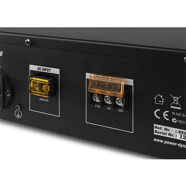 PDM PRM60 100V MIXER AMPLIFIER 60W USB/SD/BT 6 ZONE
