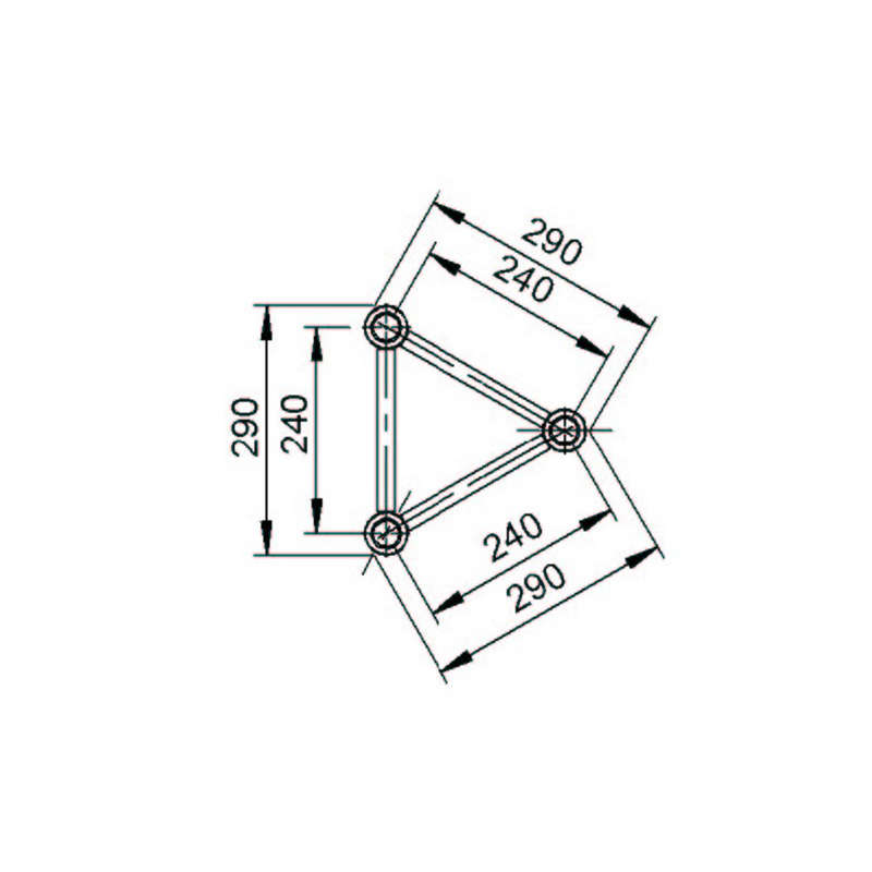 ALUSTAGE TRIO 290 TRUSS 1M