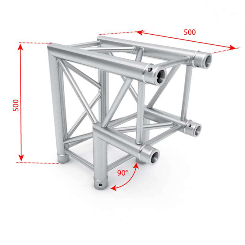 ALUSTAGE QUAD 290 TRUSS 2 WAY 90 DEG CORNER