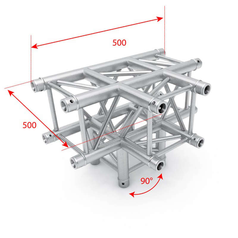 ALUSTAGE QUAD 290 TRUSS  4 WAY T-PIECE