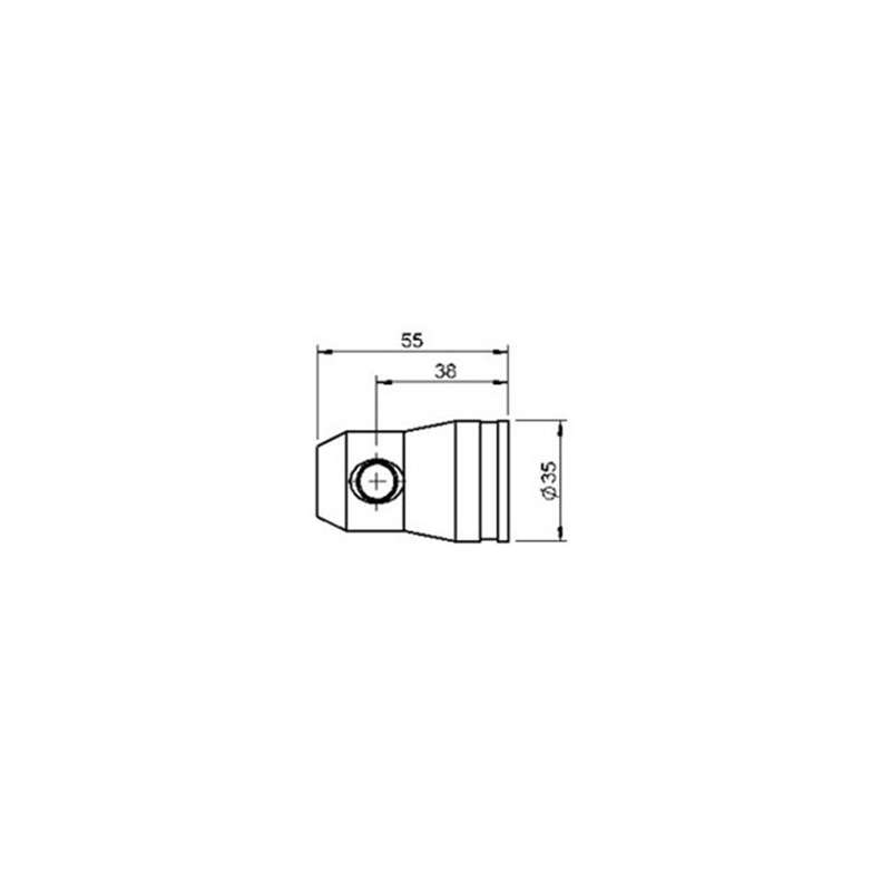 ALUSTAGE HALF CONNECTOR WITH SCREW
