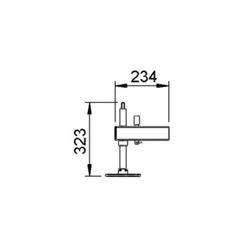 ALUSTAGE QUAD 290 TRUSS TOWER OUTRIGGER 234MM