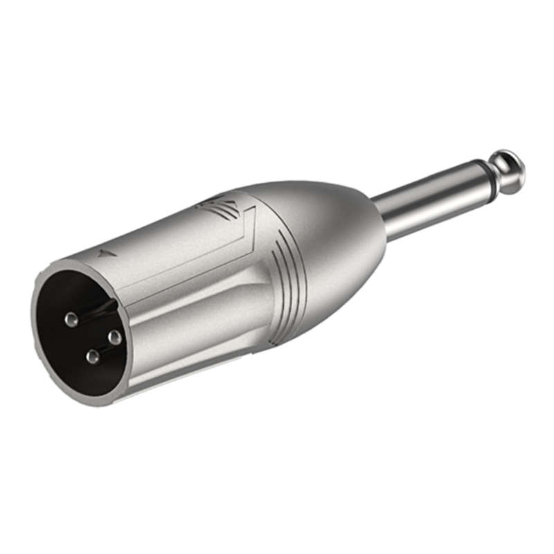 ROXTONE ADAPTOR XLR MALE TO 6.3mm MONO MALE