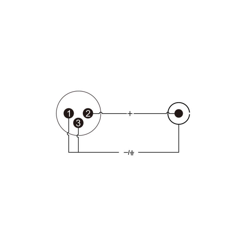 ROXTONE ADAPTOR XLR MALE TO RCA MALE