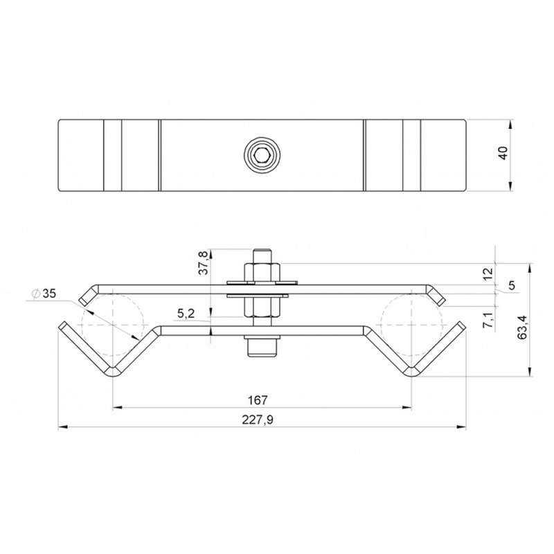 ALUSTAGE HANDRAIL CONNECTION