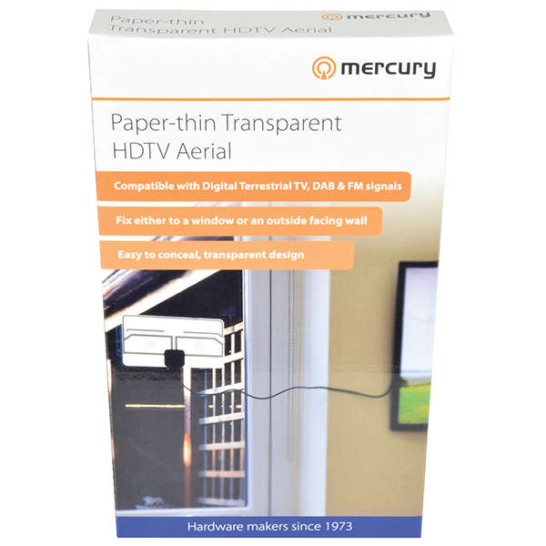 MERCURY - ST25P PAPER-THIN TRANSPARENT HDTV AERIAL