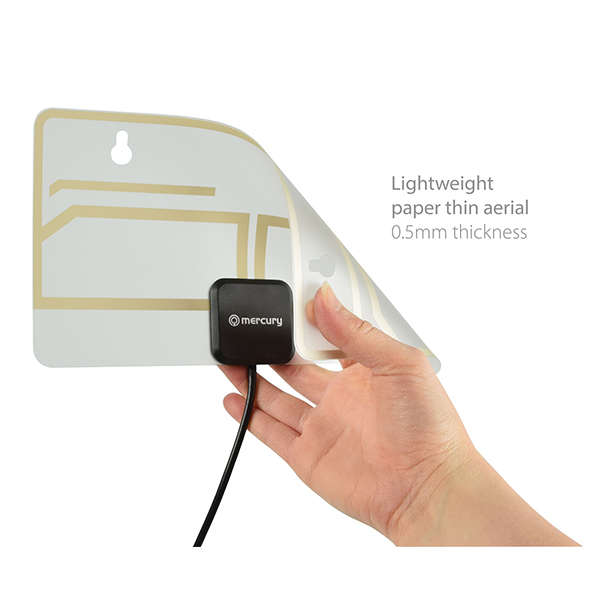 MERCURY - ST25P PAPER-THIN TRANSPARENT HDTV AERIAL