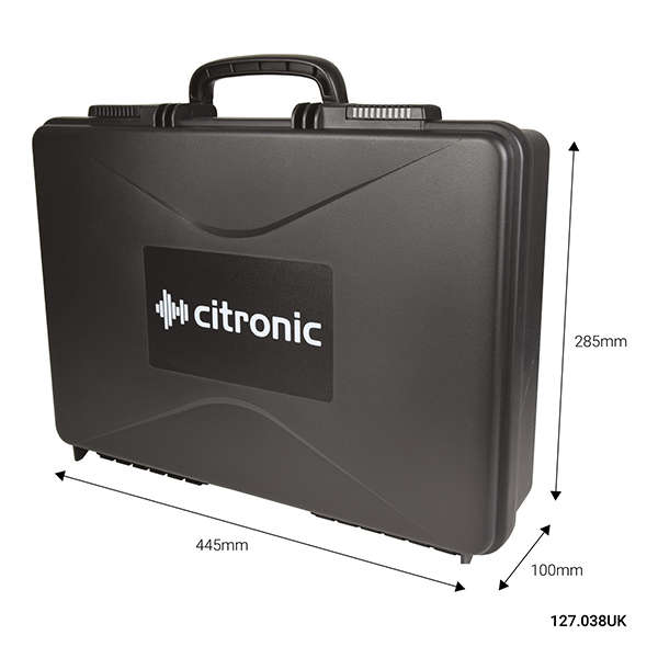 CITRONIC - ABS445 ABS CASE FOR MICROPHONE/MIXER