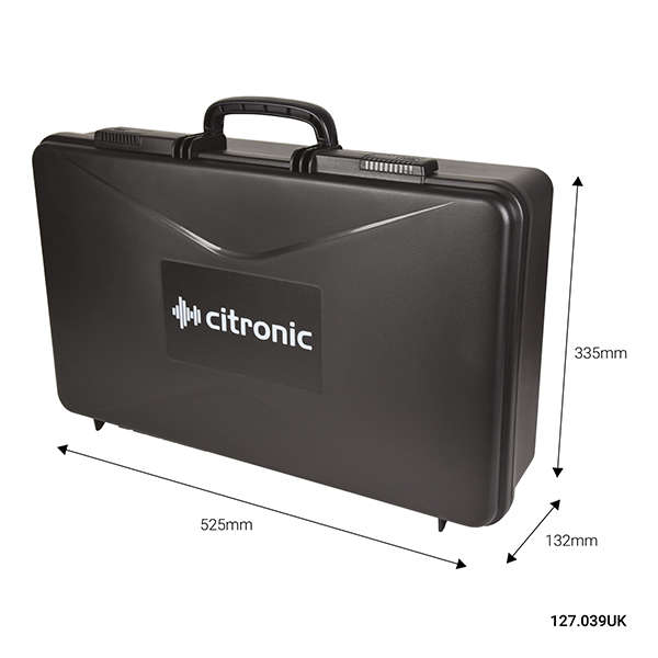 CITRONIC - ABS525 ABS CASE FOR MICROPHONE/MIXER
