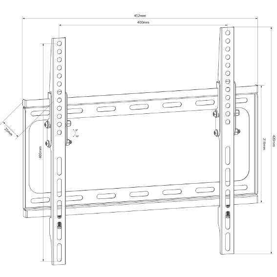 AVLINK - ST401 TILT TV WALL BRACKETS