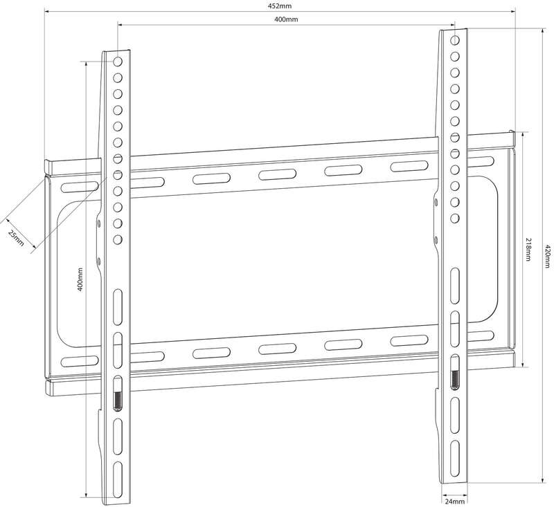 AVLINK - SF401 FIXED TV WALL BRACKET