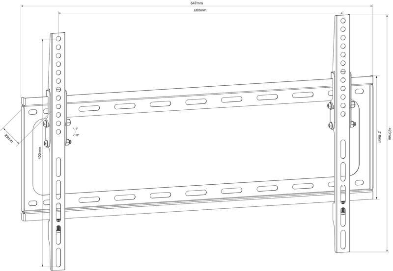 AVLINK - ST601 TILT TV WALL BRACKETS