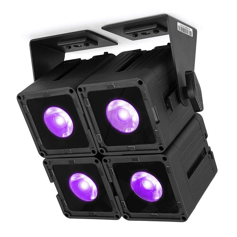 BEAMZPRO KUBE20BK LED BATTERY UPLIGHT IP65 1x 20W RGBAWUV
