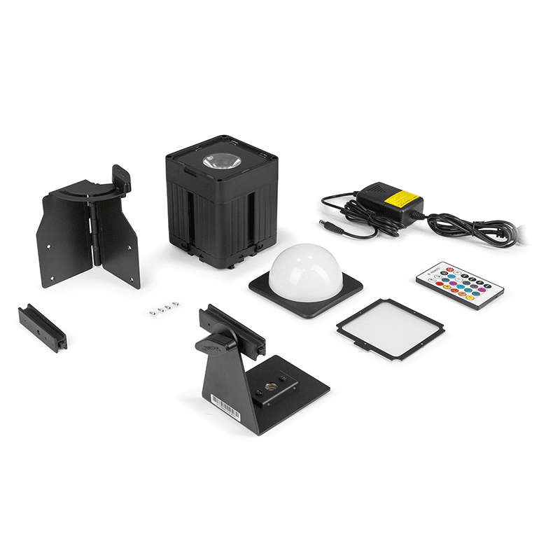 BEAMZPRO KUBE20BK LED BATTERY UPLIGHT IP65 1x 20W RGBAWUV