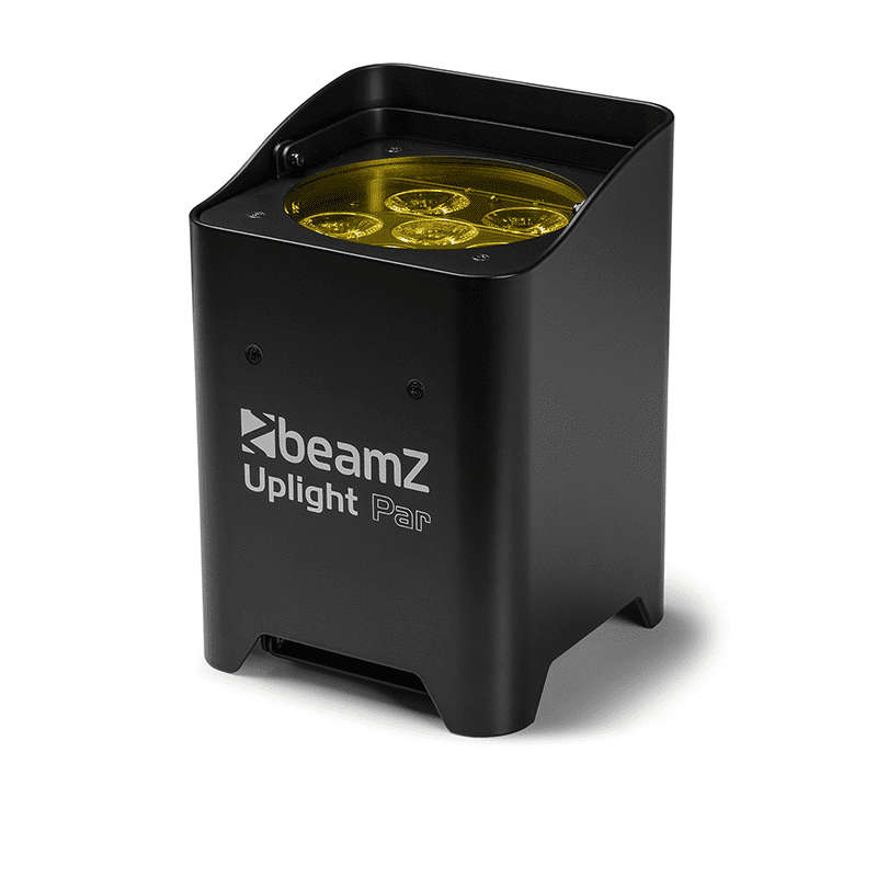 BEAMZ BBP62 LED BATTERY UPLIGHTER IP65 6x 12W RGBAWUV [6 IN A FLIGHTCASE]