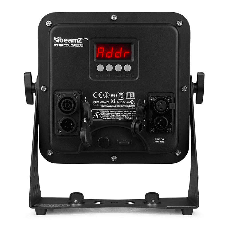 BEAMZPRO STARCOLOR205 LED FLOOD LIGHT IP65 24x 10W RGBA