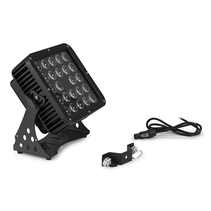 BEAMZPRO STARCOLOR205 LED FLOOD LIGHT IP65 24x 10W RGBA