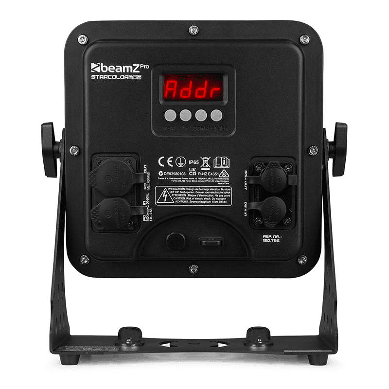 BEAMZPRO STARCOLOR205 LED FLOOD LIGHT IP65 24x 10W RGBA