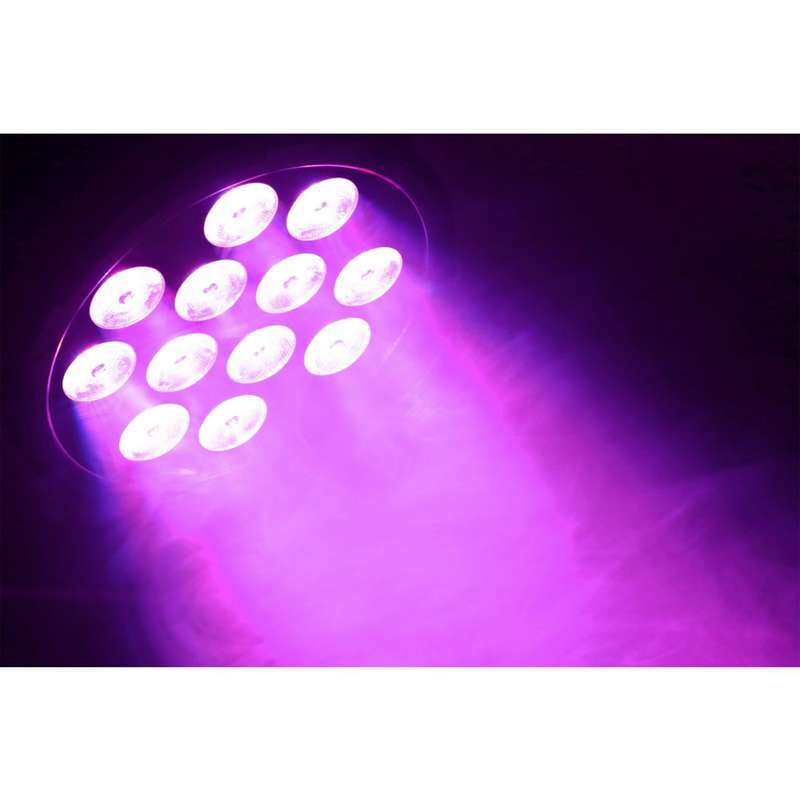 BEAMZ BT300 LED FLAT PAR IP20 12x 10W RGBAWUV