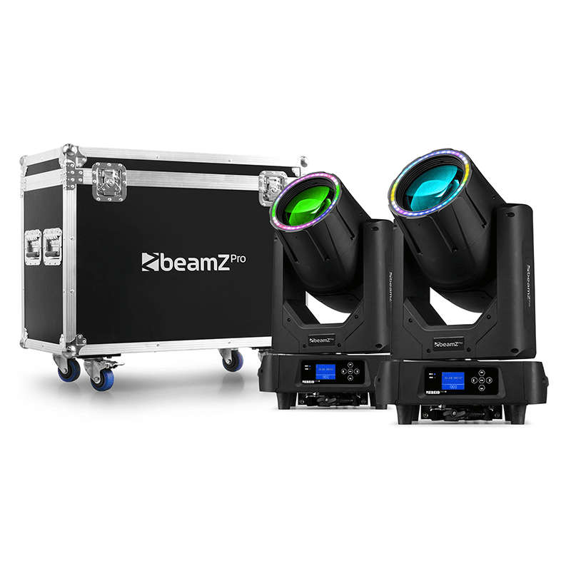BEAMZPRO NEREID380B LED MOVING HEAD BEAM IP65 1x 380W  [2 IN A FLIGHTCASE]