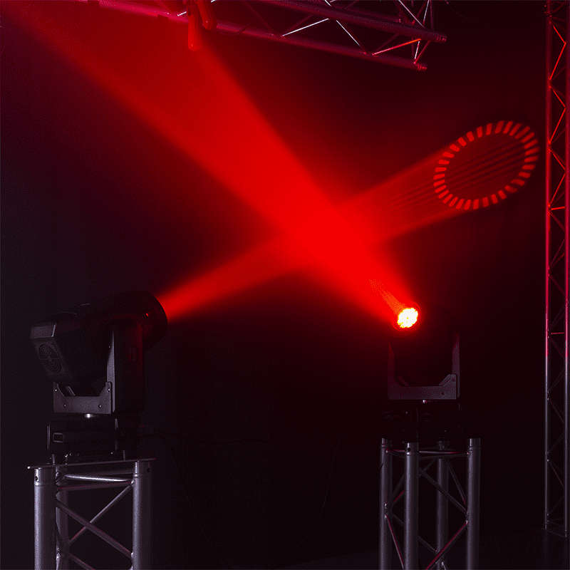 BEAMZPRO IGNITE300A LED MOVING HEAD BEAM-SPOT-WASH 1x 300W WITH ANIMATION [2 IN A FLIGHTCASE]