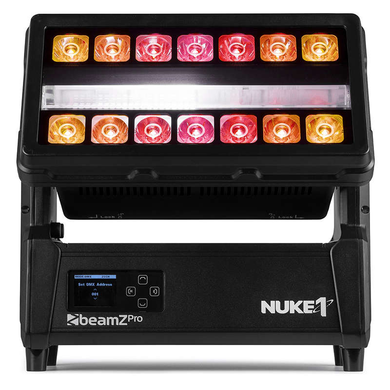 BEAMZPRO NUKE1 LED COMBI IP65 96x 10W STROBE 14x 40W BEAM RGBWCW