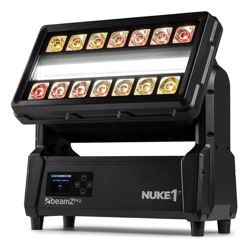 BEAMZPRO NUKE1 LED COMBI IP65 96x 10W STROBE 14x 40W BEAM RGBWCW