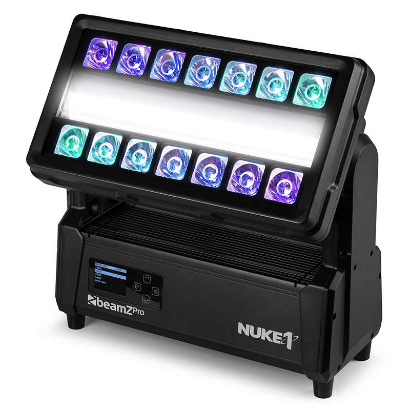BEAMZPRO NUKE1 LED COMBI IP65 96x 10W STROBE 14x 40W BEAM RGBWCW