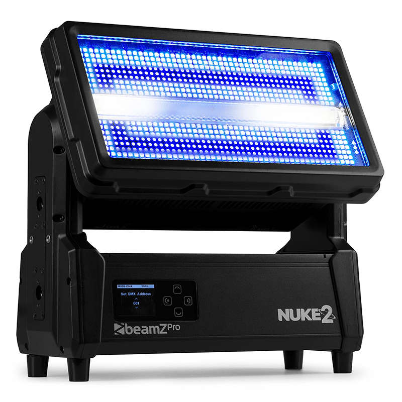 BEAMZPRO NUKE2 LED COMBI IP65 96x 10W STROBE 864x 0.5W WASH RGBCW