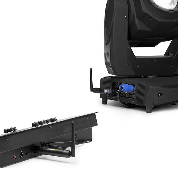BEAMZ BBP WIRELESS DMX TRANSMITTER/RECEIVER